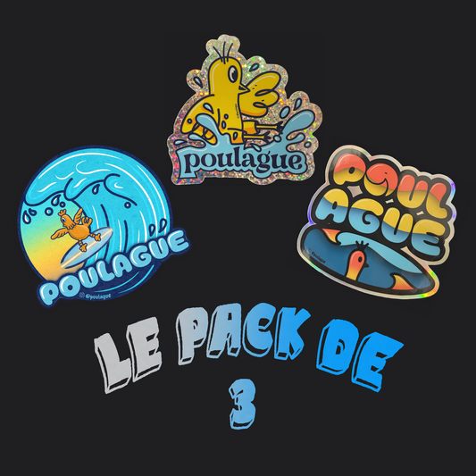 Pack 3 stickers