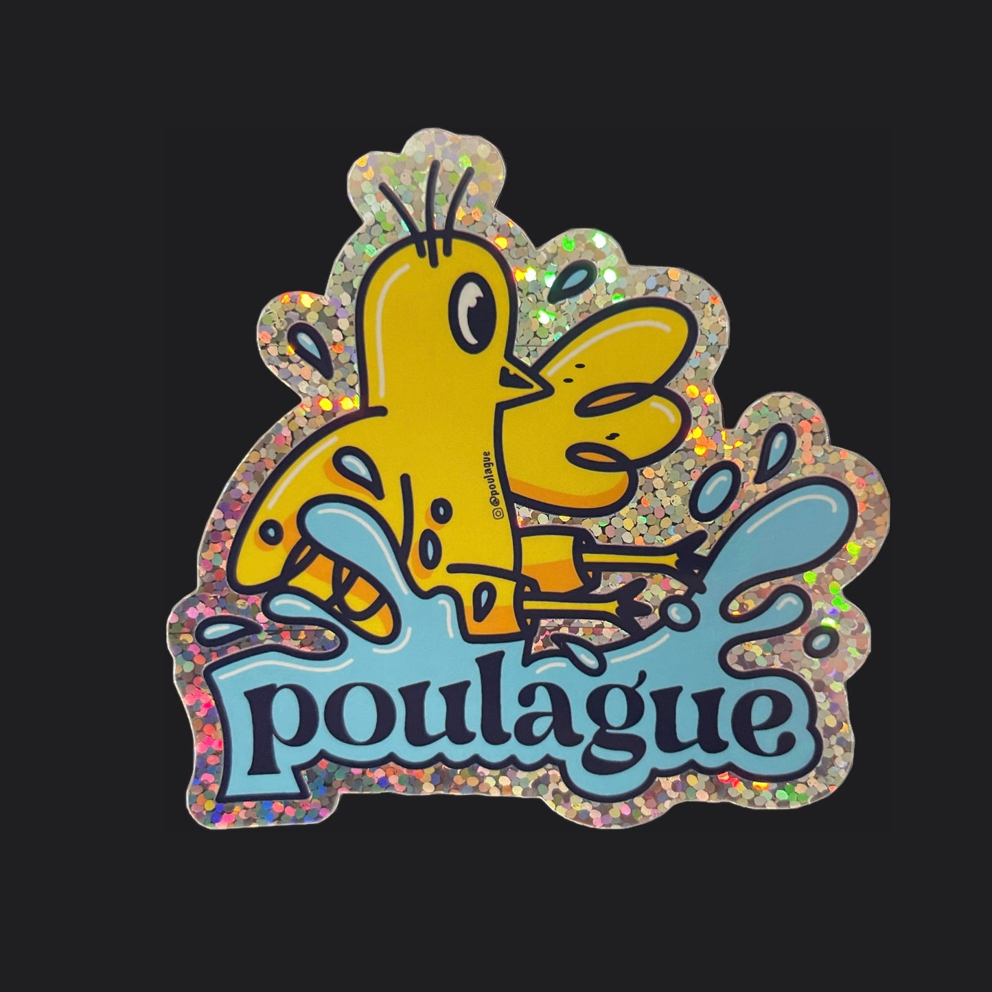 Sticker "sortez du pédiluve !"