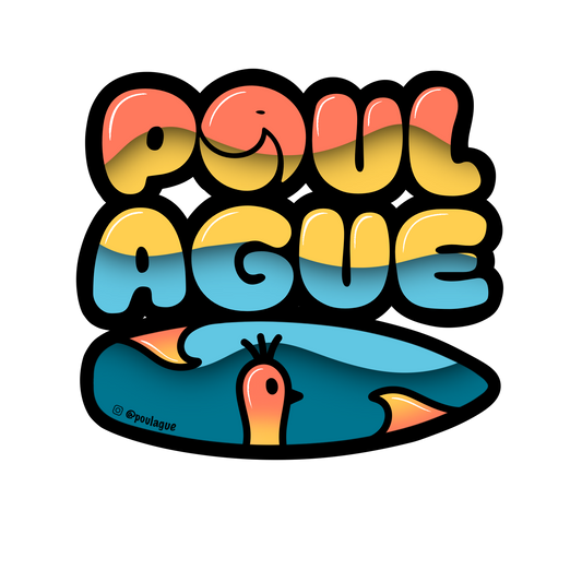 Sticker "Poulet à la mer !"