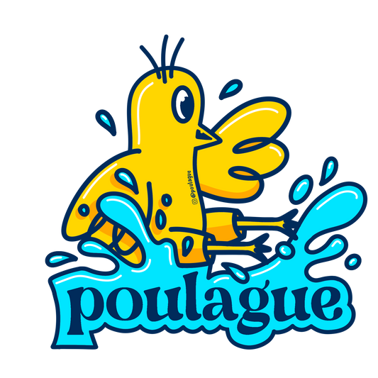 Sticker "Sortez du pédiluve !"